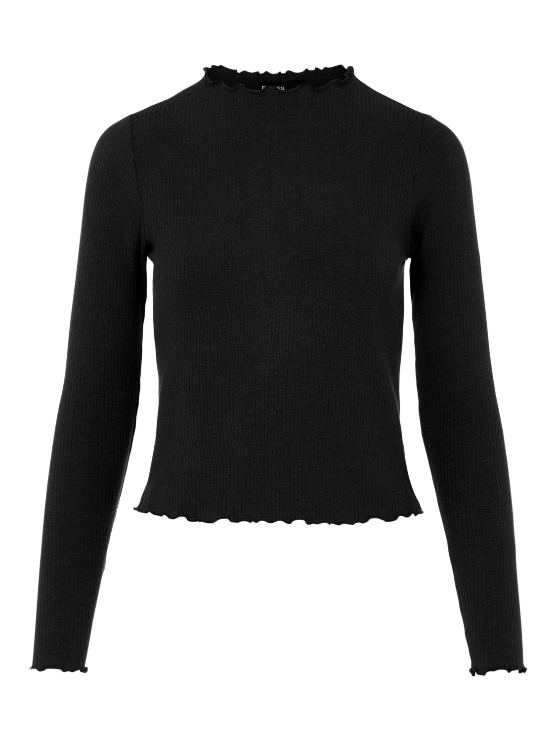 PCNICCA Langærmet Bluse - Black